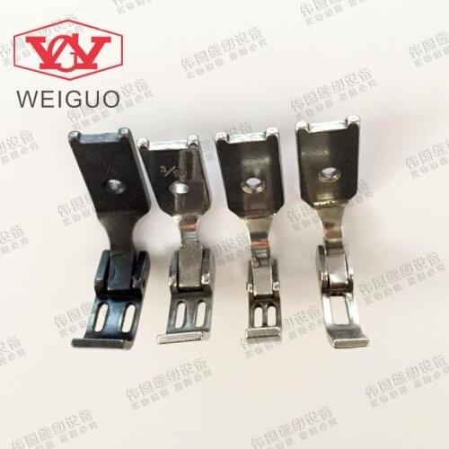Needle narrow presser foot zipper presser foot 1/4 1/8 3/16 3/16 double needle lockstitch sewing machine presser foot
