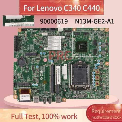 90000619 For Lenovo C340 C440 Notebook Mainboard SLJ4B N13M-GE2-A1 DDR3 Laptop motherboard