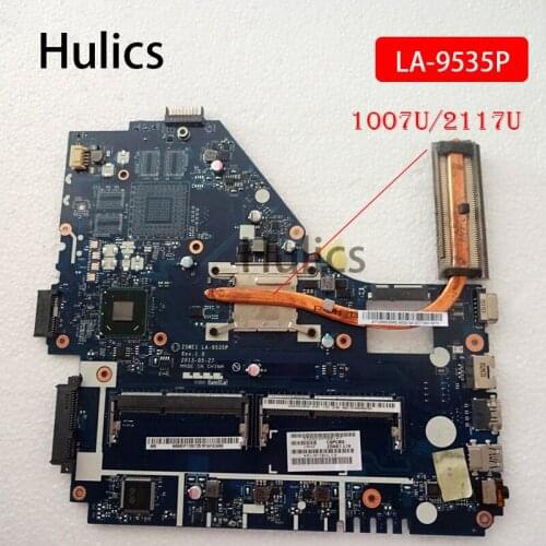 Hulics Original Z5WE1 LA-9535P mainboard For Acer aspire E1-530 E1-570 E1-570G laptop motherboard 1007U 2117U CPU