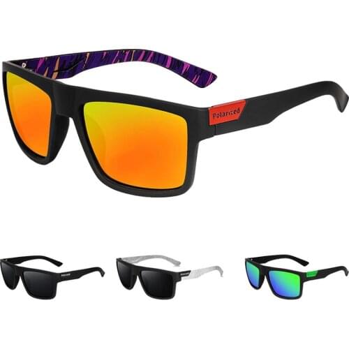 Fishing Hiking Ridding Frame Square Polarized Sunglasses Colorful Sunglasses Man Woman Outdoor Sports Goggle