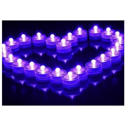Submersible candle Underwater Flameless LED Tealight Waterproof electronic candles lights Wedding Birthday Party Xmas Decoration