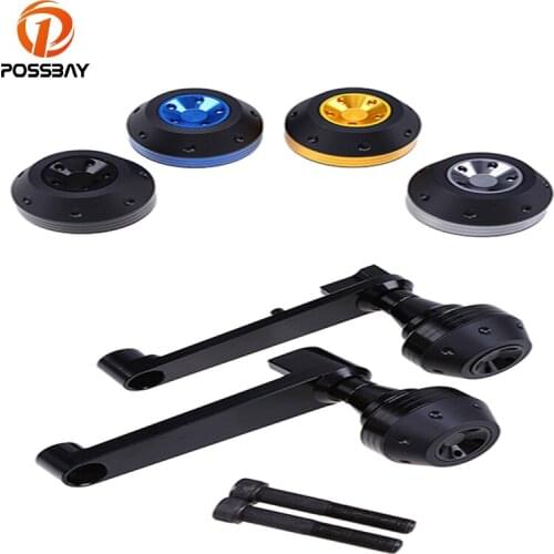 POSSBAY 4 styles Falling Protector Motorcycle Frame Anti Crash Pad Protector Scooter Engine Cover For Honda CBR1000 2008-2016