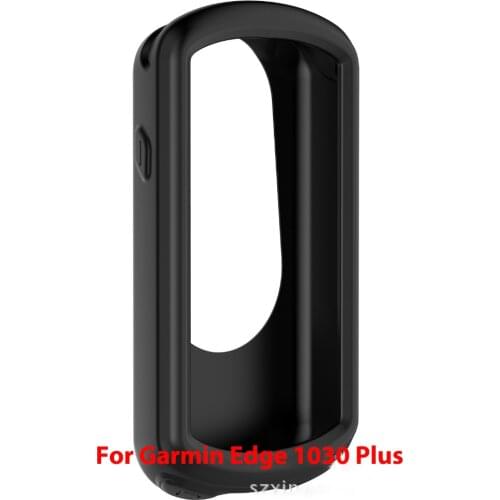 For Garmin Edge 1030 Plus GPS Anti-knock Waterproof Silica Gel Case Cover Edge 1030 Plus Matte Black Soft TPU Silicone Case