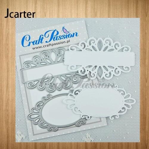 Rectangle Ellipse Pattern Metal Cutting Dies Shape Scrapbooking Craft Die Cut Stencil Card Make Mould Sheet Decoration Design