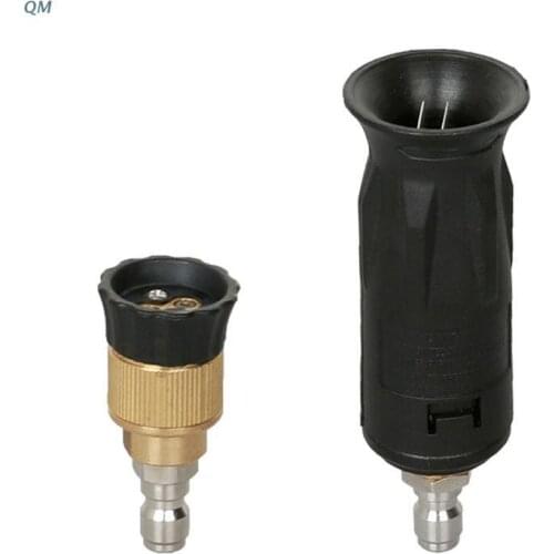 Adjustable High Pressure Washer Nozzle Tips Variable Spray Pattern 1/4inch Quick Connect Plug 3000 PSI Brass Car Washing 13MF