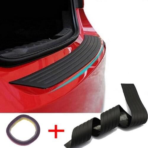 Car Trunk Bumper Anti-scratch Guard Automotive Sill Rubber Protection Strip Vehicle Accessories
