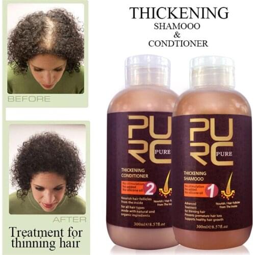 600ml Anti Hair Fall Fast Hair Growth Product Hair Thickening Shampoo & Hair Conditioner Free Shipping Anti Hair Loss Treatment