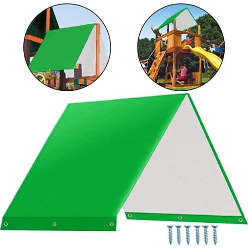 Snow Proof Tent Replacement Swingset Shade Kids Tarp Sunshade Waterproof Cover Playground Roof Canopy Easy Install Warehouse