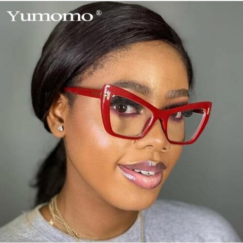 Cat Eye Vintage Sunglasses Women Men Optical Frames Sun Glasses Transparent Computer Eyewear Leopard Spectacles Clear Lens