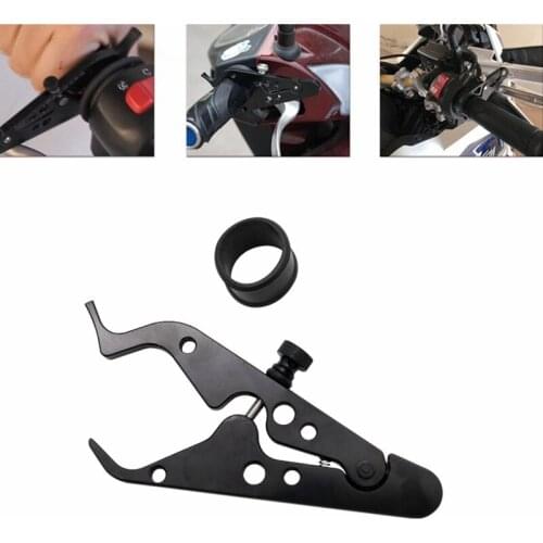 Universal Motorcycle Throttle Clamp With Aluminum And rubber Cruise Motorbike Throttle Control Lock Hand Grips Assist Part
