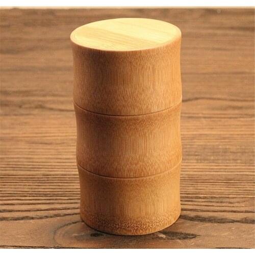 Vintage Bamboo Tea Box Storage Box Tea Canister Boxes Tea Jar Caddy Seal Storage Bottle Case Handmade Organizer Spice upgrade