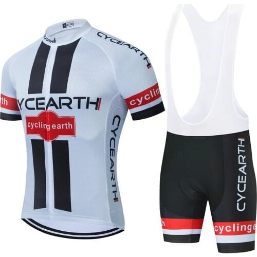 2021 Cycearth Cycling Jersey Set Men MTB Bike Clothes Summer Suit Bicycle Clothing Maillot Culotte Conjunto Ropa Ciclismo