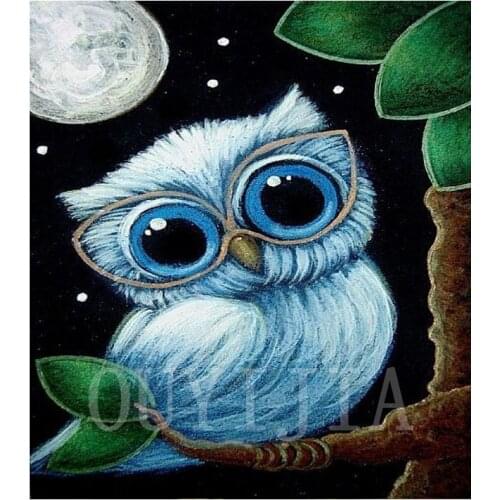 OUYIJIA5d DIY Diamond Painting Xiao Meng Pet Full Square Round Rhinestone Embroidery Cross Stitch Craft Tool Set A4 A5 Light