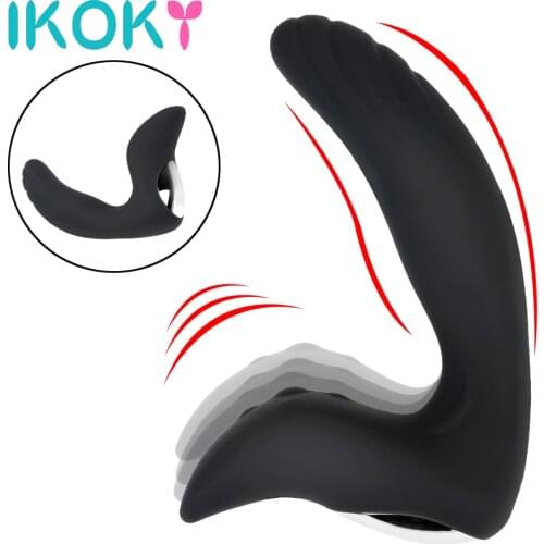 IKOKY 10 Speed Adult Products Men Anal Plug Prostate Massager Sex Toys for Men Butt Plug Powerful Motors Anal Vibrator