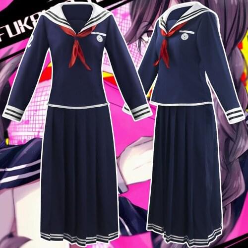 Anime Danganronpa Cosplay Fukawa Toko Costume For Women Girls School Uniform Japanese JK Clothing Fancy Role Party