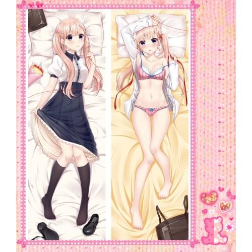 Anime Cartoon Love and Lies Hugging Peach Skin 2 Way Pillow Case Pillow Cover Pilllowcase Gift 17071