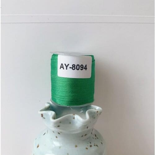 AY-8094 A Roll Wholesale 2mm-36mm 100% Pure Silk Embroidery Ribbons Handcraft Supply Double Faced Thin Taffeta Silk Ribbon