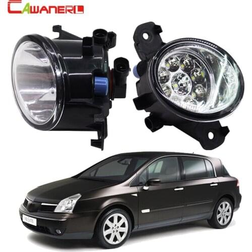 Cawanerl 2 Pieces Car Styling Fog Light LED Light Lamp DRL Daytime Running Light 12V DC For Renault Vel Satis (BJ0_) 2002-2015