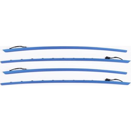 For BMW 3 series F30 2012-2018 Blue Orange 2 Color Car neon interior door ambient light decorative lighting tuning car universal