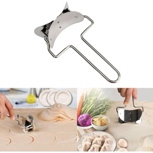 Dumpling Mold Round Rolling Cutting Blade Dough Circle Cutter DIY Ravioli Maker Device Dumpling Wrapper Manual Household Tools