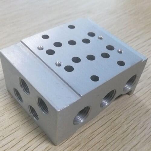 Manifold for SMC Type SY3140 Series Solenoid Valve Pneumatic Valve Control Valve Board G 1/8 NBSANMINSE