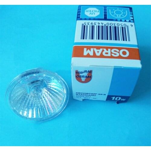 For 2PSC OSRAM DECOSTAR 35S 44888 WFL 12V 10W bulb,44888WFL 12V10W GU4 MR11 halogen lamp,Deco cover dichroic standard 35 mm