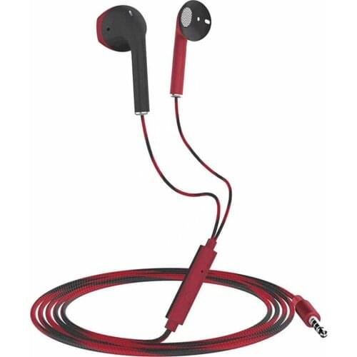 Macaron Wired Headphones Wire-controlled In-ear Mobile Phone Headsets Universal Sports Gaming Headsets