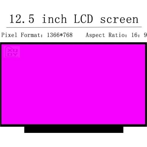 Matrix for Laptop 12.5'' B125XTN01.0 fit M125NWN1 R0 B125XTN01.0 HB125WX1-200 LP125WH2-TPH1 Led Lcd Screen Display 1366*768