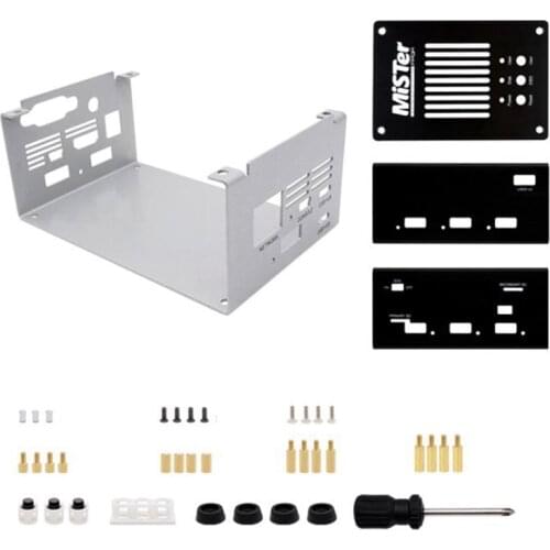 Metal Cases for Mister FPGA Kit Suit for DE10-Nano Main Board/V6.1 I/O Board and for New Mister USB Hub
