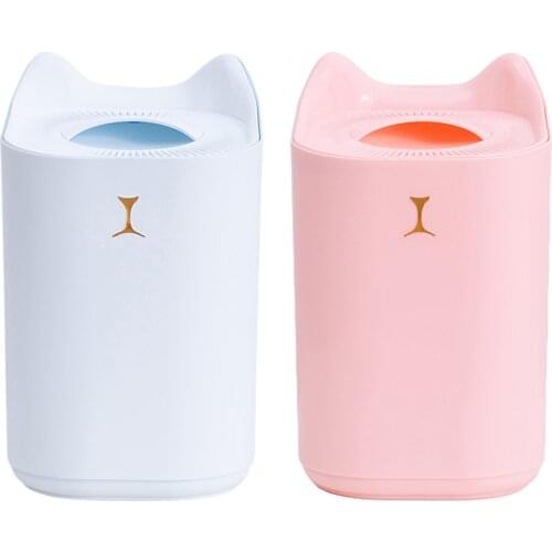 330ml Small Personal Humidifier Mini Household USB Cable USB Mini Humidifier Cool Mist Humidifiers for Bedroom, Home & Office
