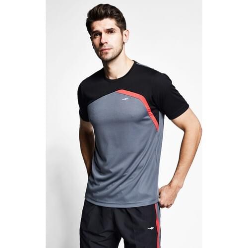 LESCON Smoked Black Male Short-Sleeve T-Shirt 21B-1034