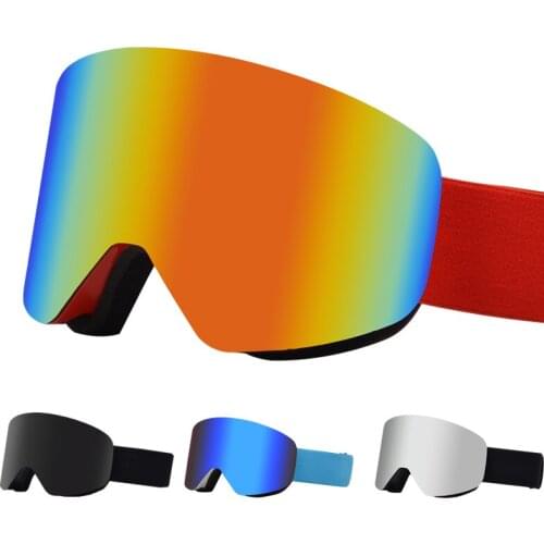 Men Ski Goggles Eyewear Motorcycle Double Lens Sunglasses Riding Eyewear Windproof Snowboard Big Vision Skiing Cycling Glasses