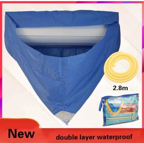 Room Wall Mounted Air Conditioning Cleaning Bag Split Air Conditioner Washing Cover for Air Conditioner for 1- 1.5p/2p