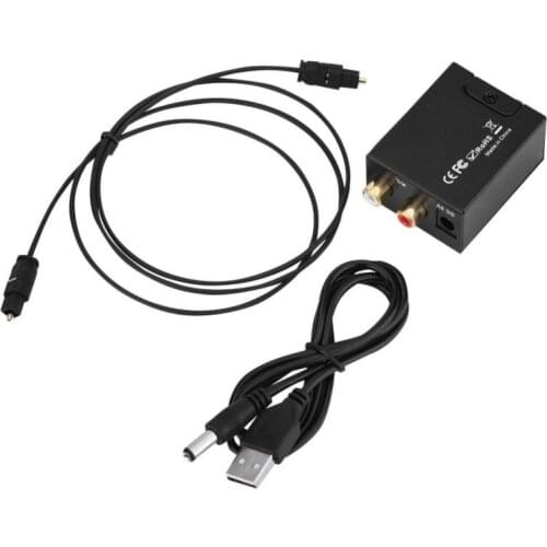 Digital Analog Audio Converter Optical Fiber to Analog Digital Audio Switching Decoding Converter