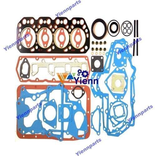 For Mitsubishi K4M Overhual Full Gasket Set With Head Gasket CATERPILLAR MS040 EXCAVATOR ME40 E7E MXR50 E3D MXR55 E4D LOADER