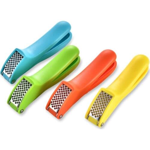 Kitchen Stainless Steel Garlic Press Crusher Home Cooking Vegetables Ginger Squeezer Masher Handheld Ginger Garlic Mincer Tools