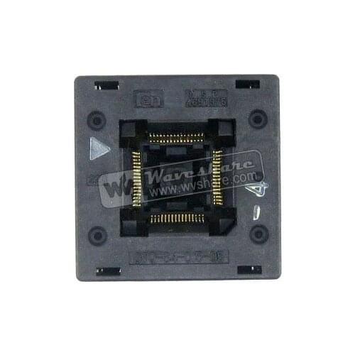 QFP64 TQFP64 LQFP64 PQFP64 OTQ-64-0.5-05 QFP IC Test Burn-In Socket Enplas 0.5mm Pitch