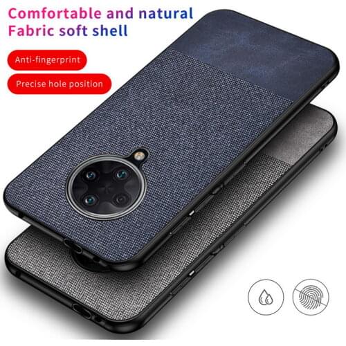 Luxury Cloth case For Xiaomi Redmi K30 Ultra Case soft tpu Phone case For Xiaomi POCO F2 Pro fundas X2 Redmi 9A 9 9C