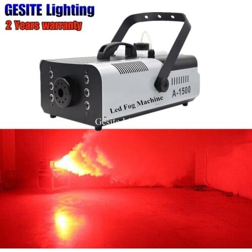 RGB LED Wireless Smoke Fog Machine 1500W Stage Lighting Effect For DJ Disco party