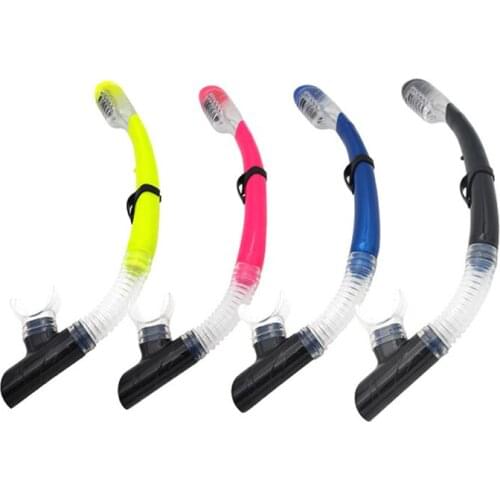 Silicone Full Dry Diving Breathing Snorkel Underwater Scuba Diving Tube Swimming Snorkeling Tube Water Sports Diving Equipment