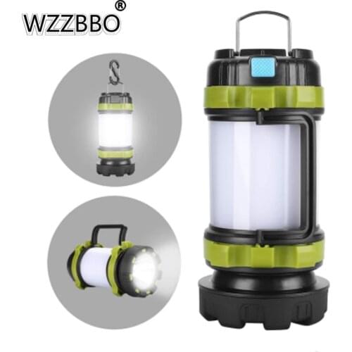 USB Rechargeable Waterproof Search Light Portable LED Camping Light Working Light Outdoor Tent Light Handheld Flashlight