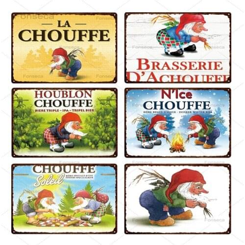 Belgian Beer Decorative Tin Signs Plaque Metal Vintage Wall Art Iron Painting For Music Bar Home Kitchen Restaurant 30X20CM