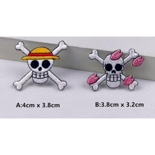 Hey Yonniex 1 Piece Small Colorful Skull Badge Patch Kids Cute Badges Cartoon Tiger Iron On Patches For Clothing
