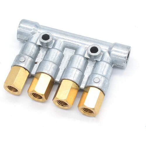 2/3/4/5/6 Way Aluminum Lube Oil Piston Distributor Value Manifold Block