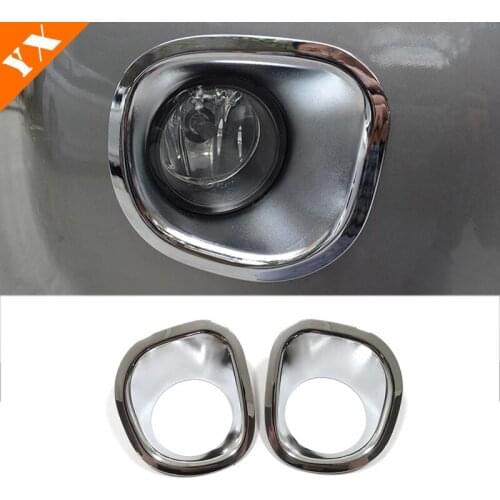 2008/09/10 For Nissan X-Trail t31 Car Front Fog Light/Lamp Cover Trim Frame Auto Exterior Accessories Sticker Shell ABS Chrome
