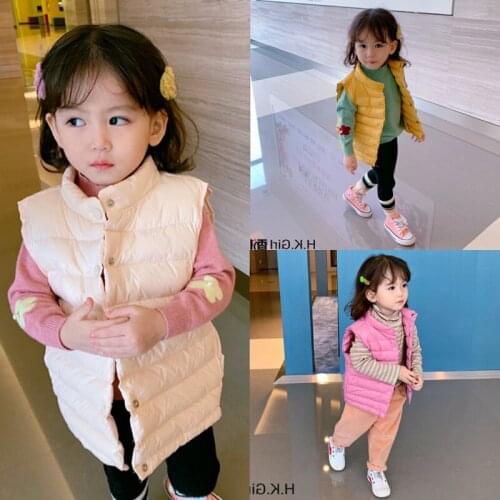 2019 Baby Girl Boy Cotton Padded Vest Coat Winter Coats Jackets Children Tops Clothes
