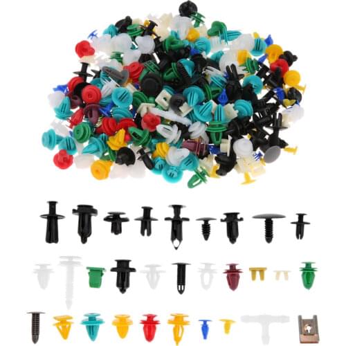 500Pcs Mixed Universal Fasteners 20Kinds Car Door Trim Panel Clips Auto Bumper Rivets Retainer Push Engine Fender Fastener Clip