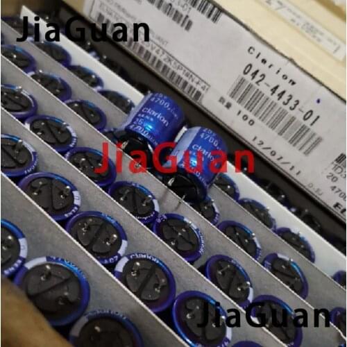 6PCS NEW ELNA Clarion 25v4700uf 18X20MM Blue robe RW2 25V 4700UF power filter electrolytic capacitor 4700uF/25V