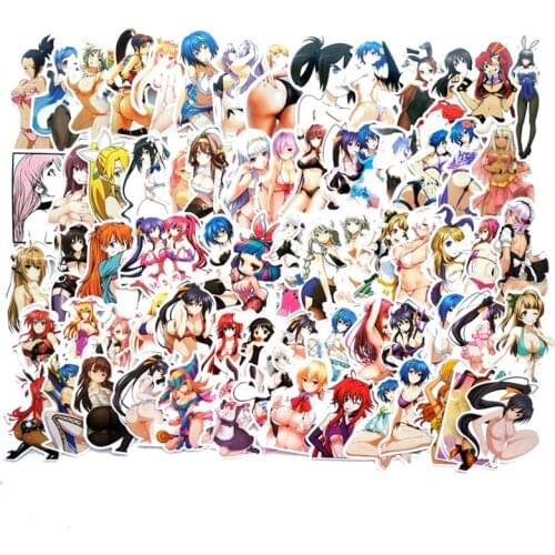 70PCS Sexy Graffiti Anime Stickers Adult Waterproof Decal Laptop Motorcycle Luggage Snowboard Fridge Phone Car Sticker F4
