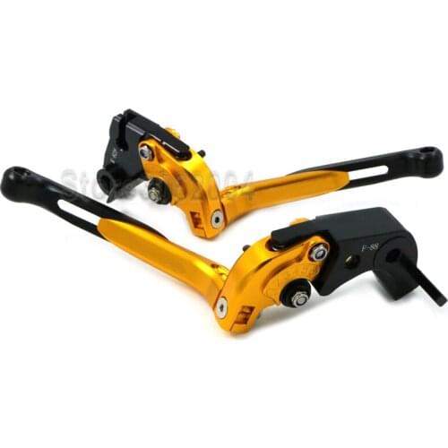 For KAWASAKI ZX10R ZX-10R ZX 10R 2006-2015 Aluminum Motorcycle Folding Extendable Adjustable Brakes Clutch Levers With Logo